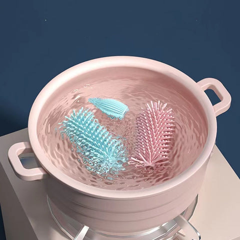 Silicone Milk Bottle Cleaning Brush Set