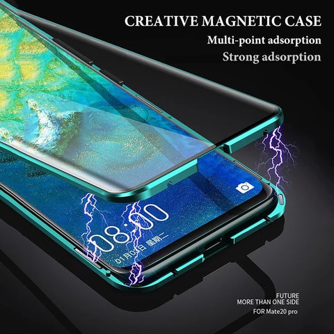 360 Protection Metal Magnetic Case For Huawei