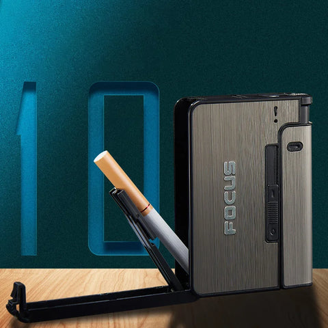 2-In-1 Lighter Cigarette Case