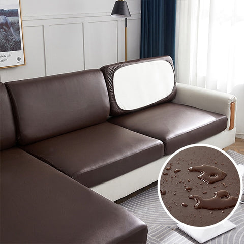 Faux Leather Sofa Seat Cover