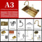 Stainless Steel Gold Knife Rack Waterfall Kitchen Sink