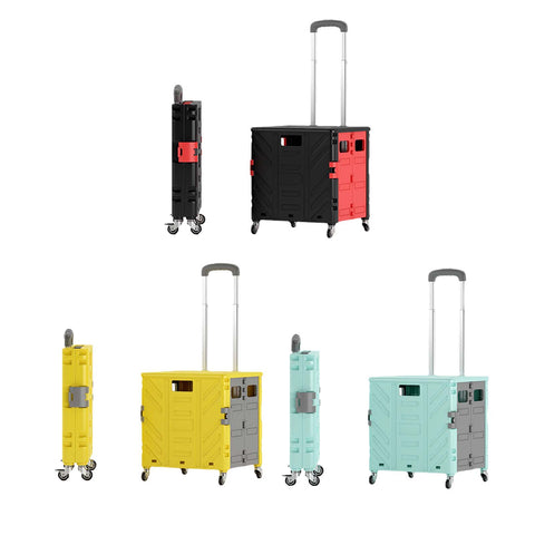 75L Portable Shopping Cart Trolley