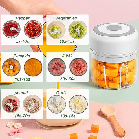 100/250mL Mini Electric Chopper