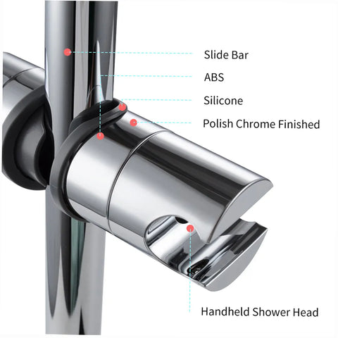 Adjustable Shower Head Holder Bracket