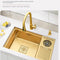 Gold Hidden Kitchen Sink
