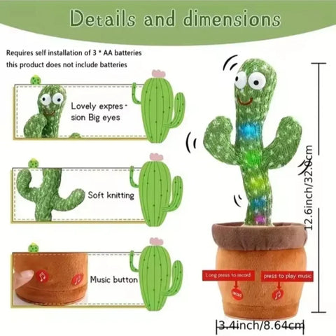 DanzuCactus Singing Dancing Toy