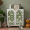 Green Boho Floral Adhesive Wallpaper