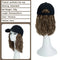 8 Inches Wavy Hair Wig Baseball Cap