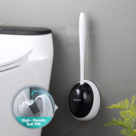 Wall-Mounted Silicone Toilet Brush