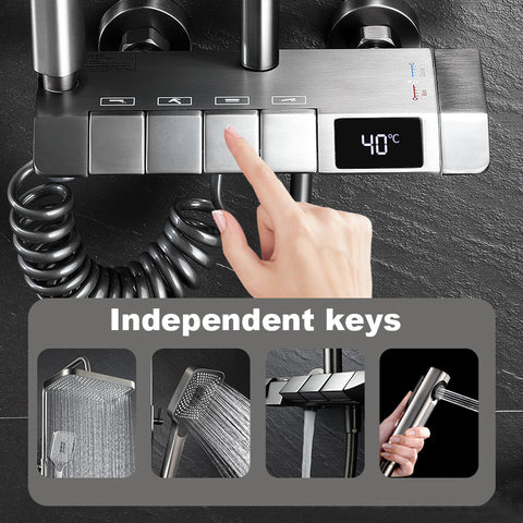 Digital Display Shower Set
