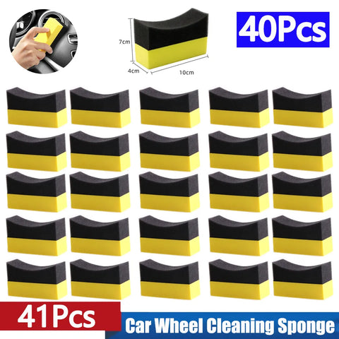 2/10/40Pcs Car Polishing Sponge