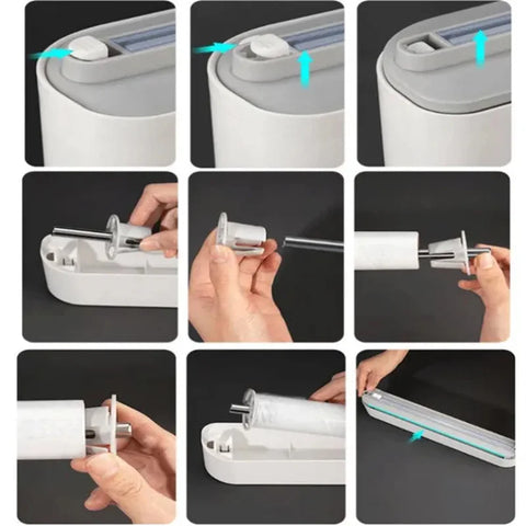 Refillable Cling Wrap Dispenser