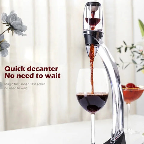 Festive Flow: Wine Aerator Decanter Set