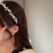 Crystal Pearl Flower Headband