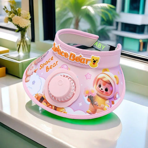 Kid Summer Cooling Fan Hat
