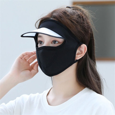 Ice Silk UV Protection Face Cap