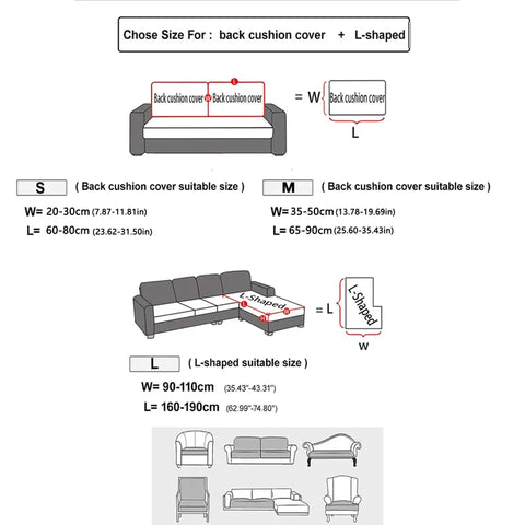 Waterproof Leaves Sofa Cover