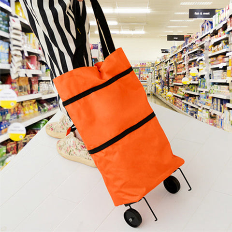 Foldable Shopping Trolley Bag