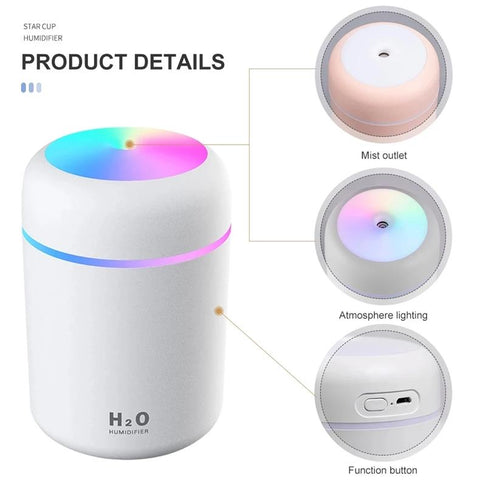 USB Air Humidifier Aroma Oil Diffuser