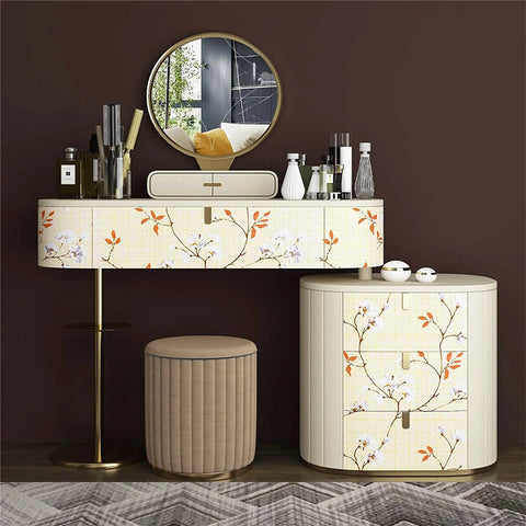 Pink Flowers Peel And Stick Wallpaper