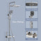 Digital Rainfall Brass Shower