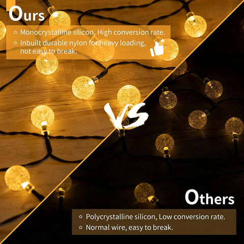 LED Solar String Lights