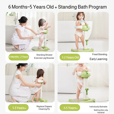 Adjustable Baby Standing Shower Support