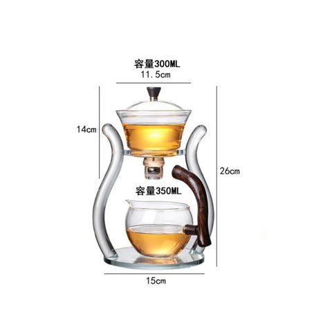 KungFu Ease: Magnetic Glass Tea Set