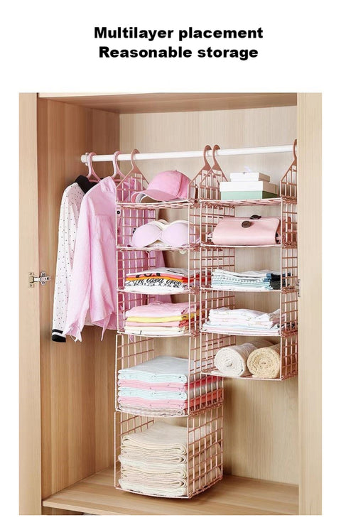 Multilayer Hanging Clothes Shelves