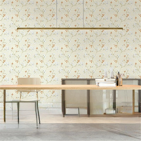 Pink Flowers Peel And Stick Wallpaper