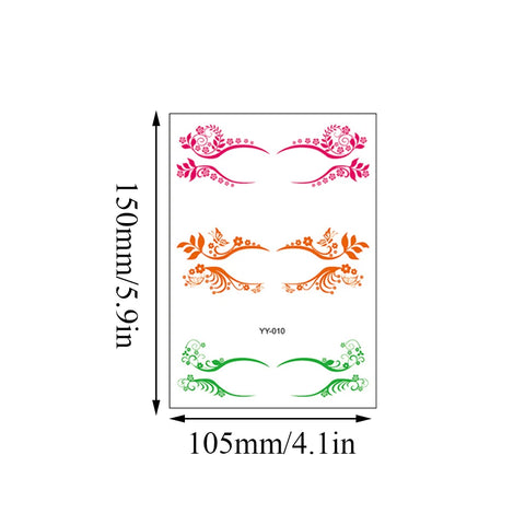 3 Pairs Eye Shadow Tattoo Sticker