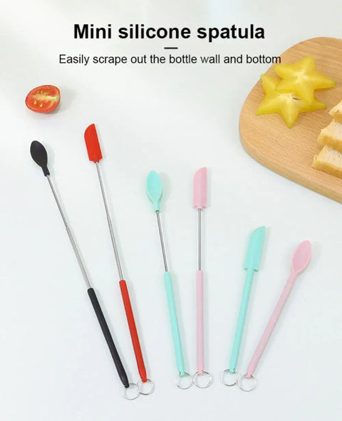 Silicone Spatula Scraper Brush
