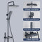 Digital Rainfall Brass Shower