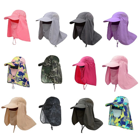 Summer UV Protection Mask Hat