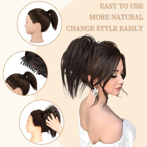 15 Colors Synthetic Claw Clip