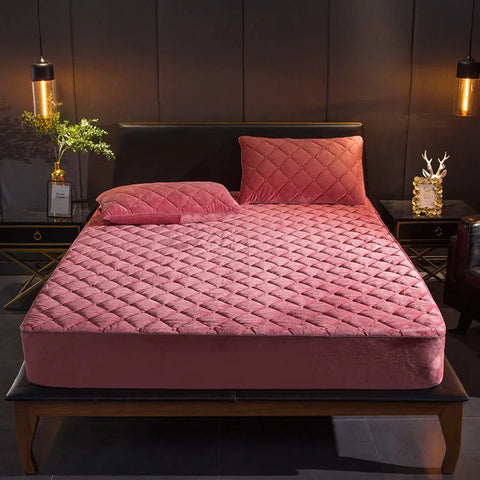 Plush Velvet Bed Cover