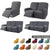 1-4 Seater Recliner Sofa Cover