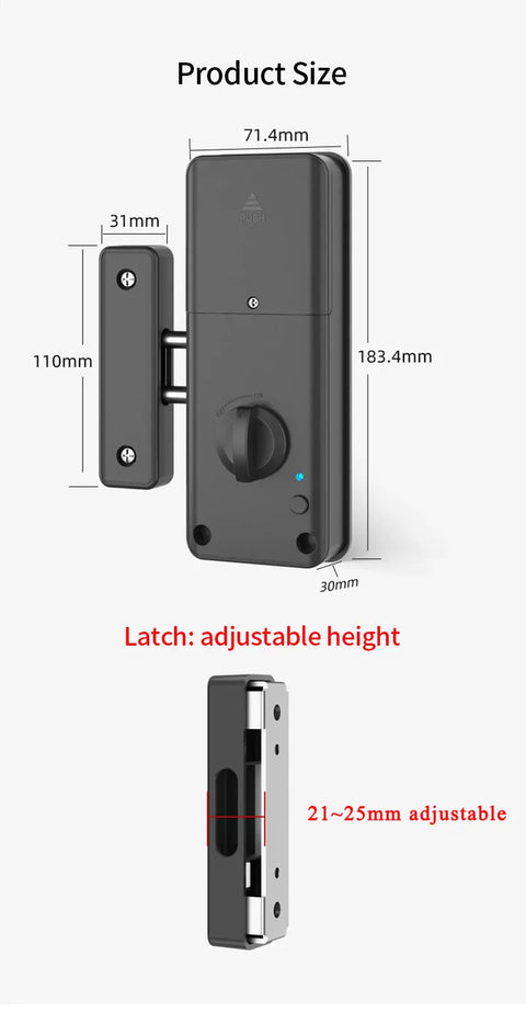 StealthGuard Smart Door Bolt Lock
