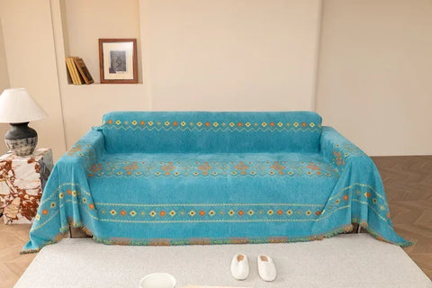BohoLuxe Tassel Sofa Cover