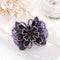 Elegant Rhinestone Flower Hair Clip