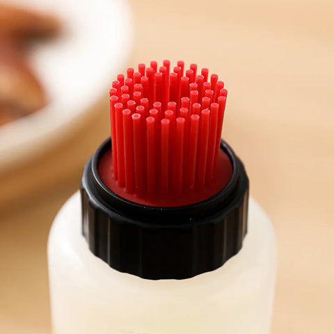 Kitchen Silicone Brush Oil Bottle