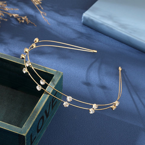Metal Gold Silver Headband