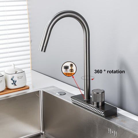 Waterfall Sink Faucet Water Tap