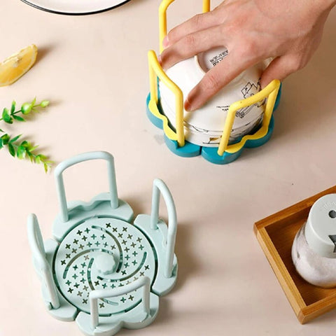 Adjustable Size Bowl Plate Rack