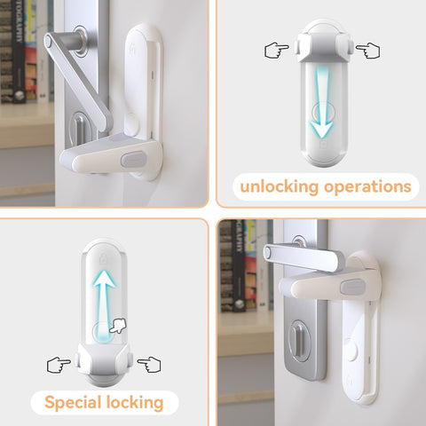 2PCS Adjustable Door Lock