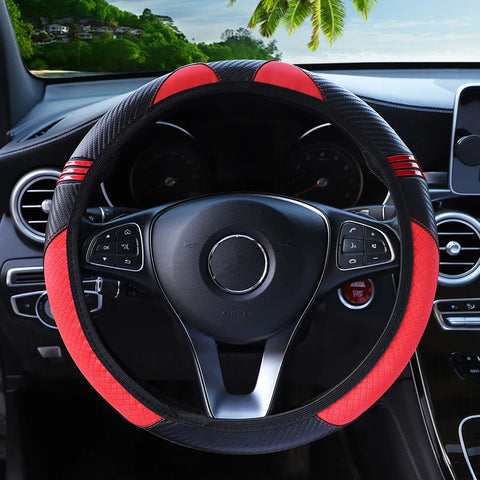 PU Leather Steering Wheel Cover