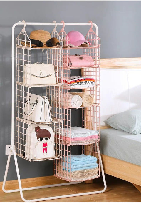 Multilayer Hanging Clothes Shelves