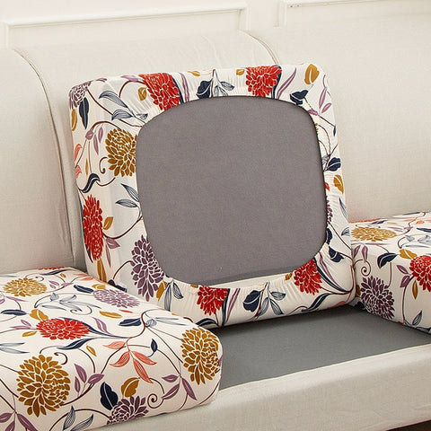 Printed Sofa Seat Cushion Cover