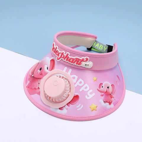 Kid Summer Cooling Fan Hat