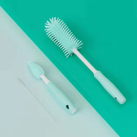 Silicone Milk Bottle Cleaning Brush Set